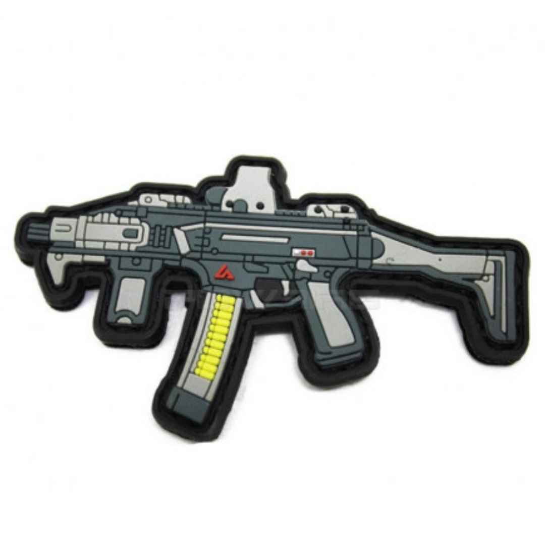 Airsoft Evo gun Pvc Patch with Velcro