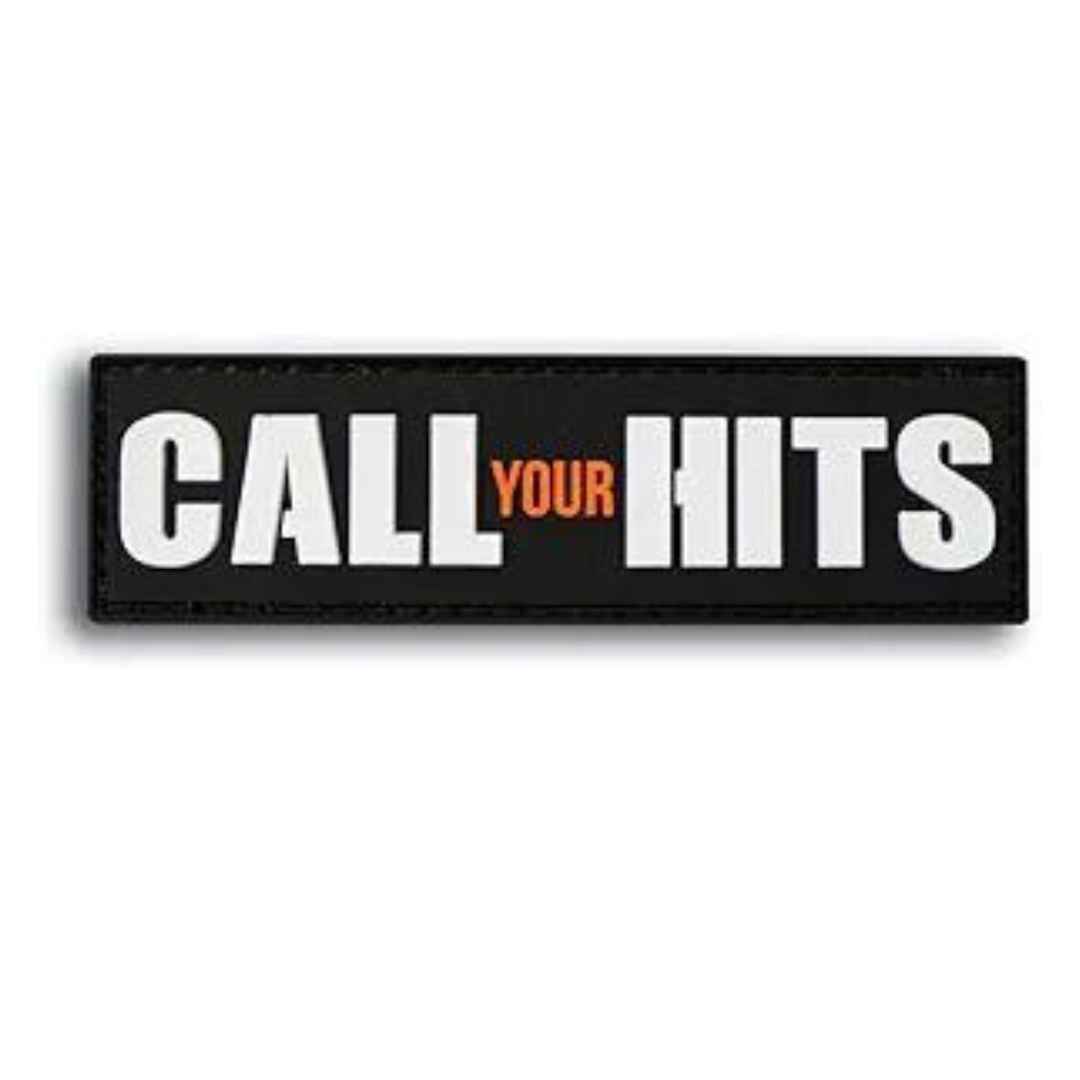 Call your hits Pvc patch