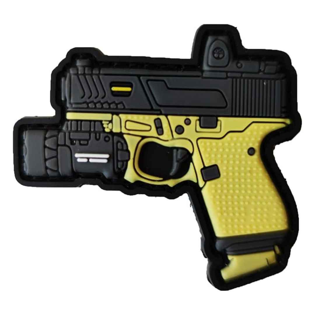 Airsoft Glock Pvc patch with Velcro