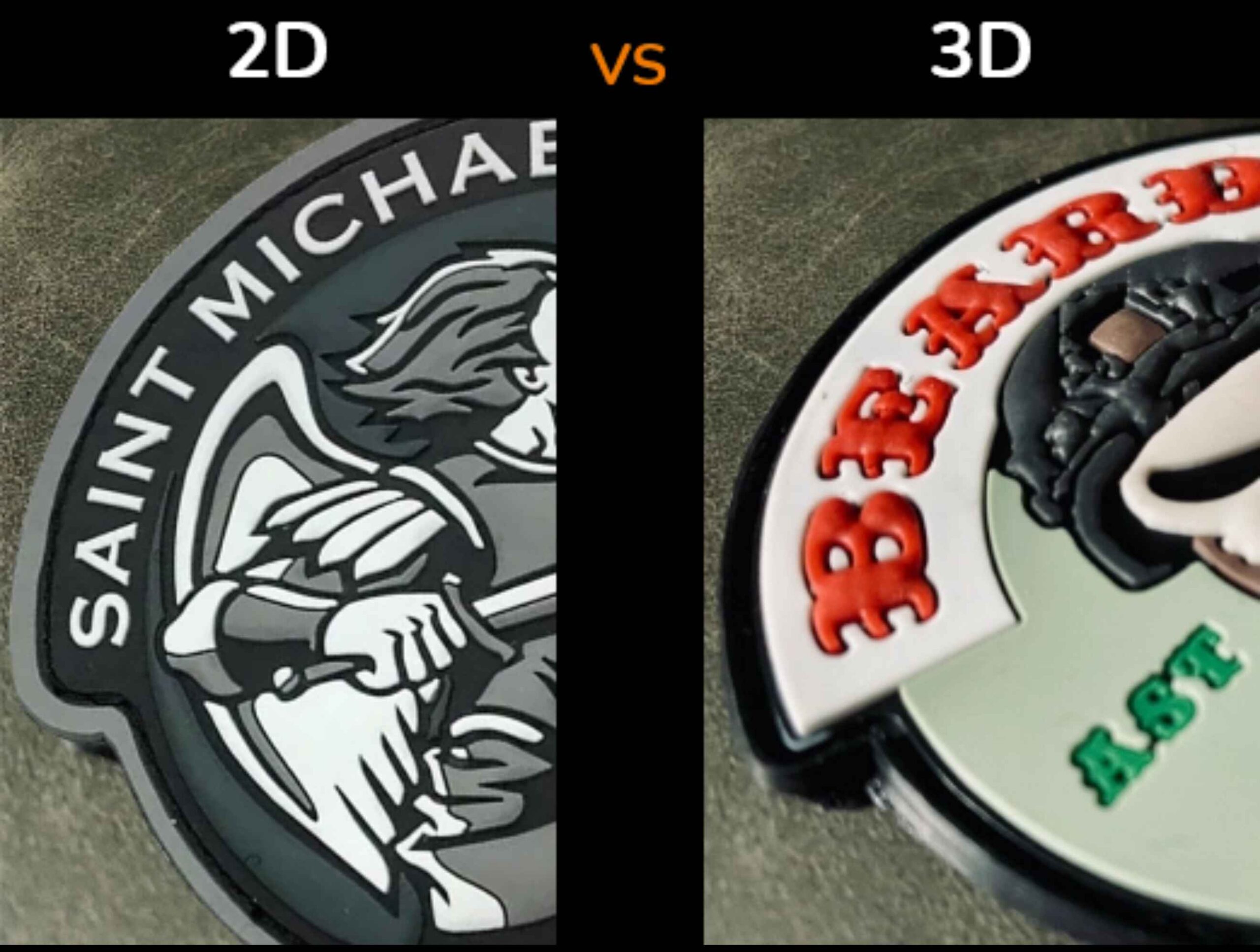 2D vs 3D PVC patches