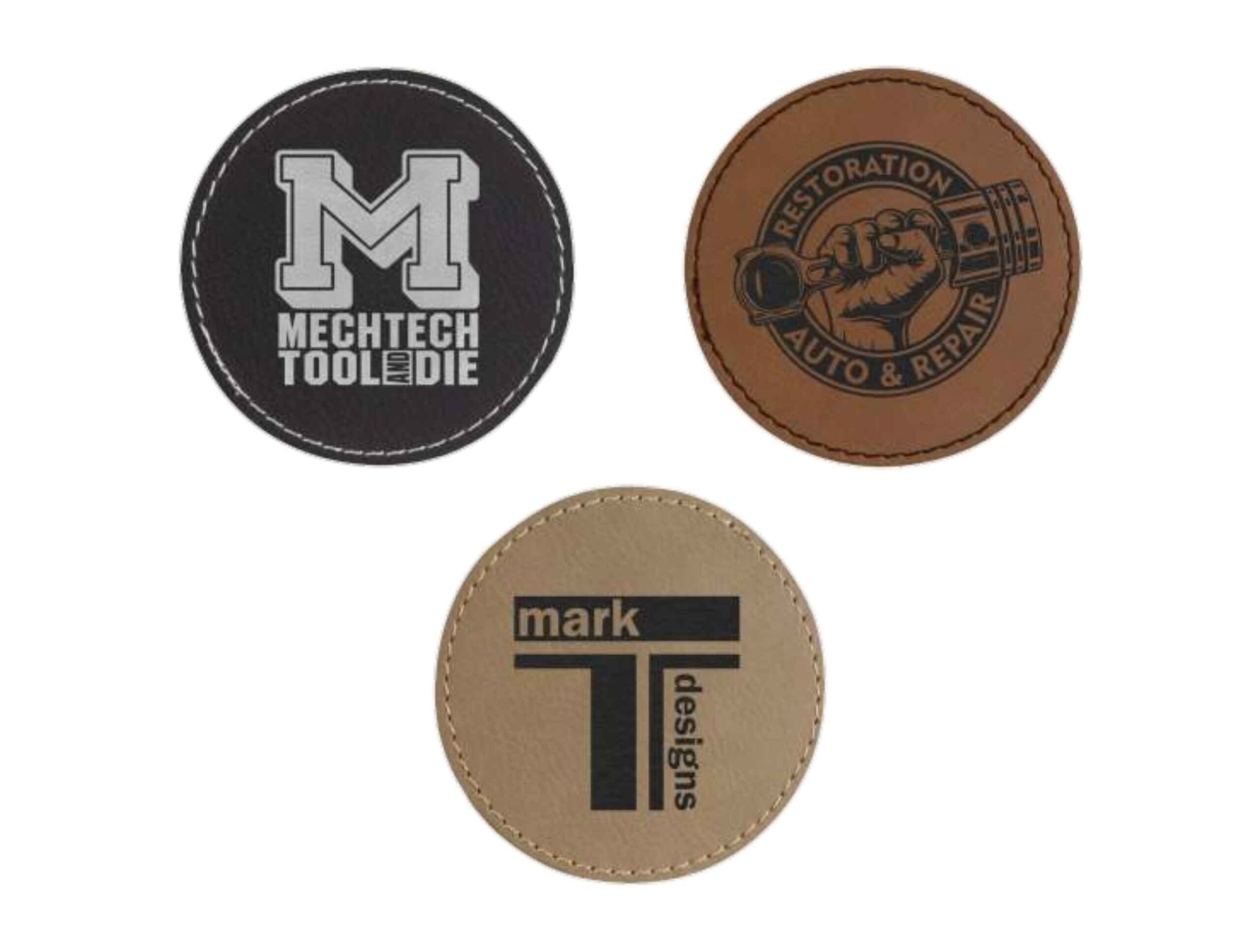 Airsoft leather patches