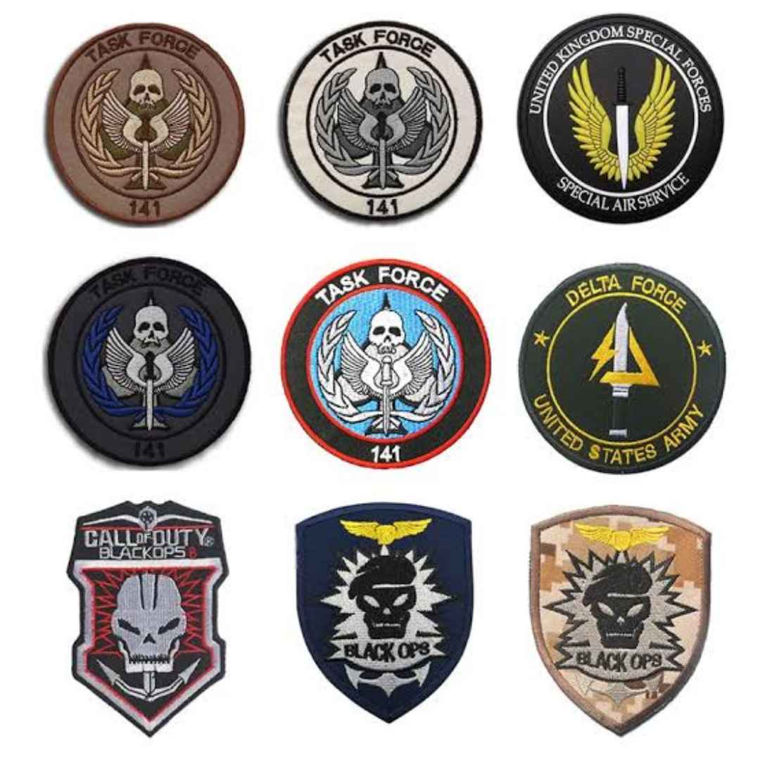 SAS Airsoft Patches bundles